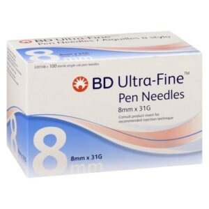 BD Ultra-Fine Short Pen Needles 8mm x 31g